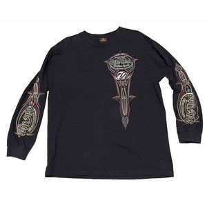 Bike Week Shirt Black Long Sleeve Tee 2015 Daytona Hot Leathers Men’s Large